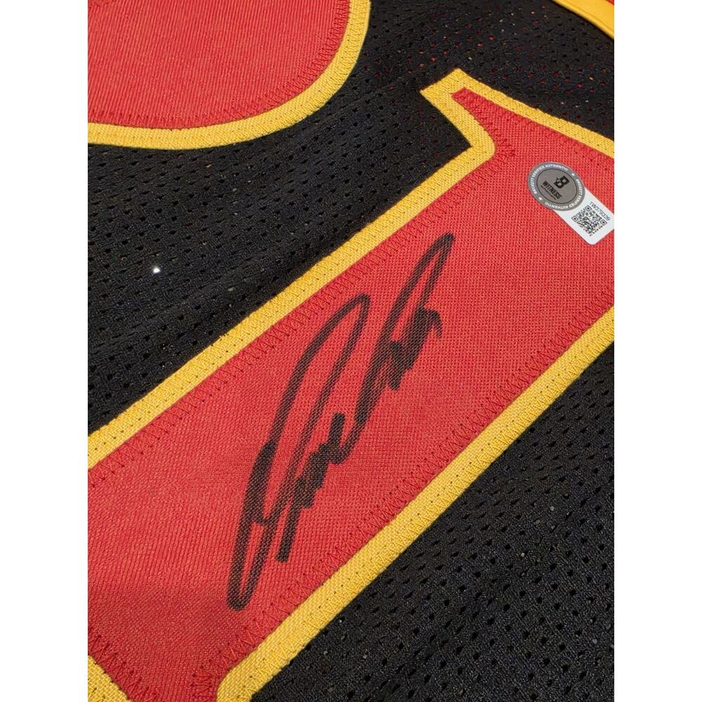 Dominique Wilkins Autographed/Signed Jersey Beckett Black Custom Jersey - Picture 2 of 7
